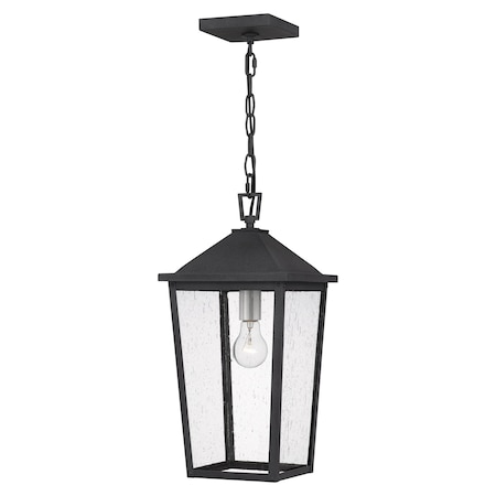 Quoizel Stoneleigh Mini Pendant 1 Light Mottled Black STNL1509MB